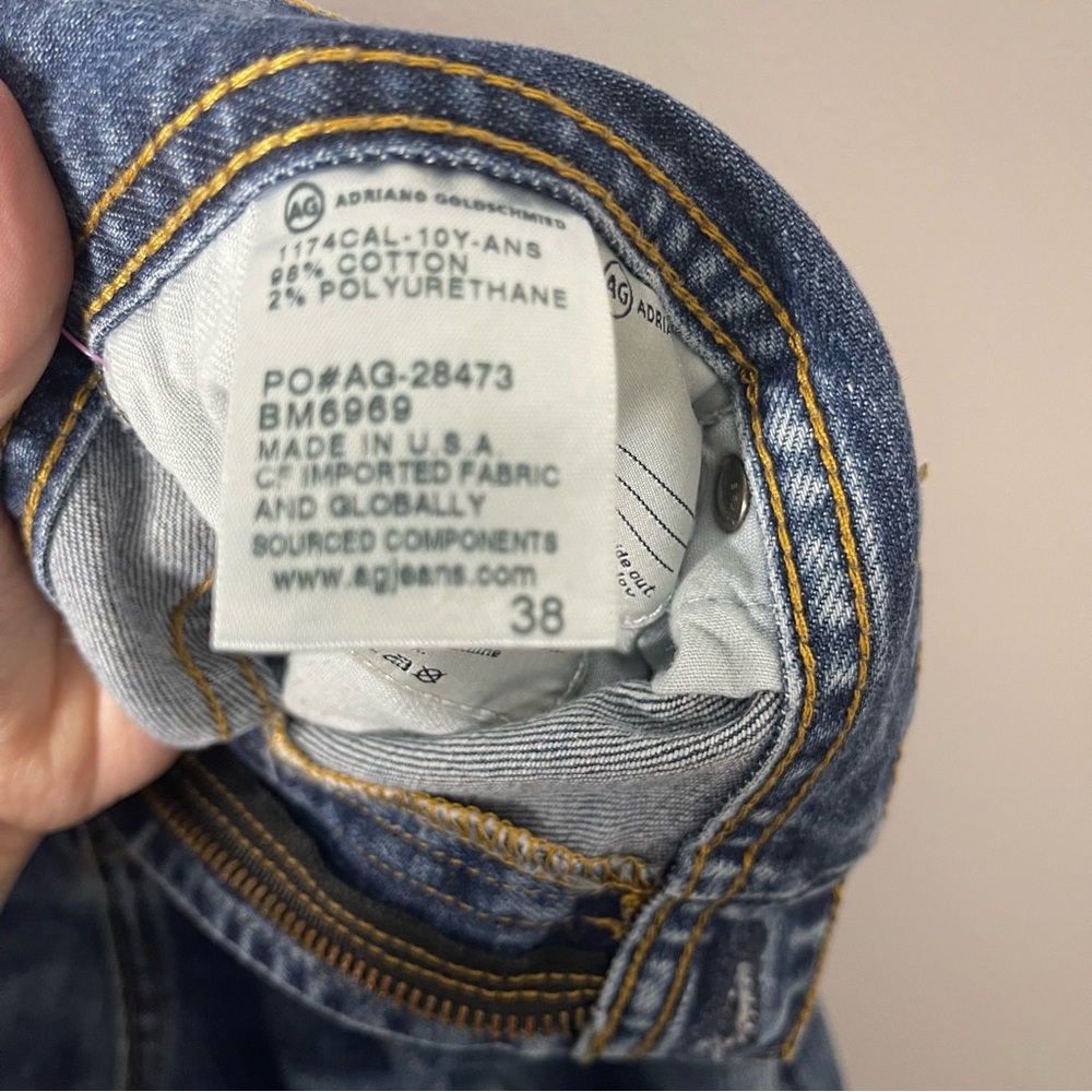 Adriano Goldschmied Jeans The Graduate Tailored Leg 38 29” Inseam Blue - Picture 8 of 9